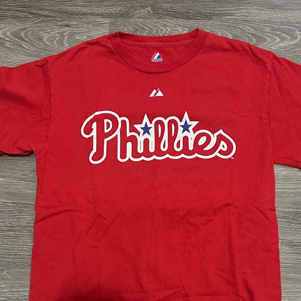 Philadelphia Phillies #35 Hamels T-Shirt